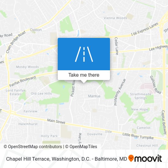 Chapel Hill Terrace map