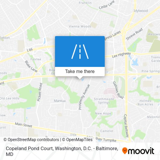 Mapa de Copeland Pond Court