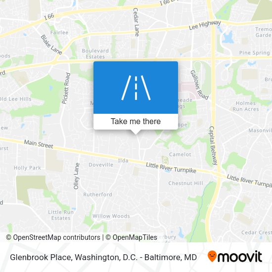 Glenbrook Place map