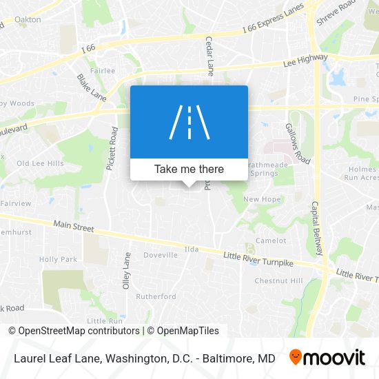 Mapa de Laurel Leaf Lane