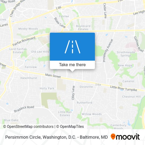 Persimmon Circle map