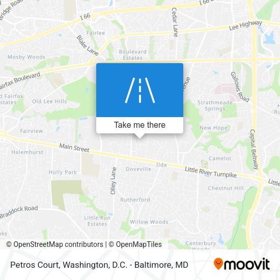 Petros Court map