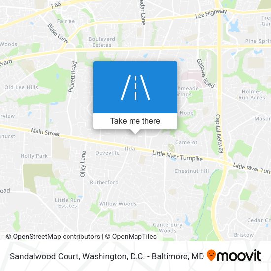 Sandalwood Court map