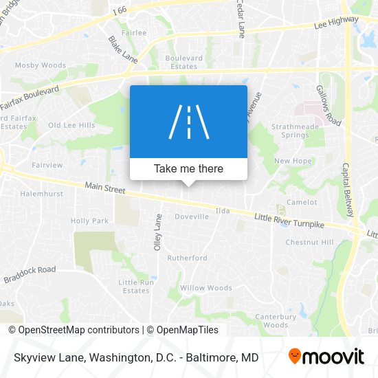Mapa de Skyview Lane