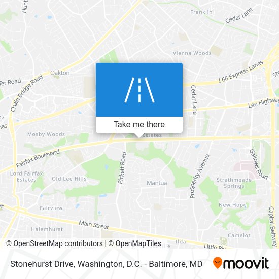 Stonehurst Drive map