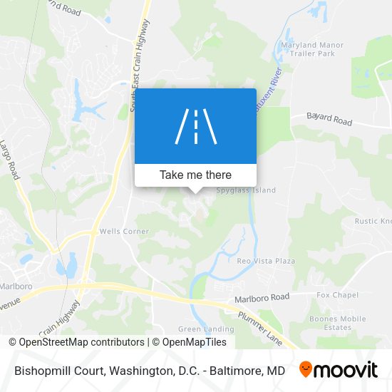 Mapa de Bishopmill Court