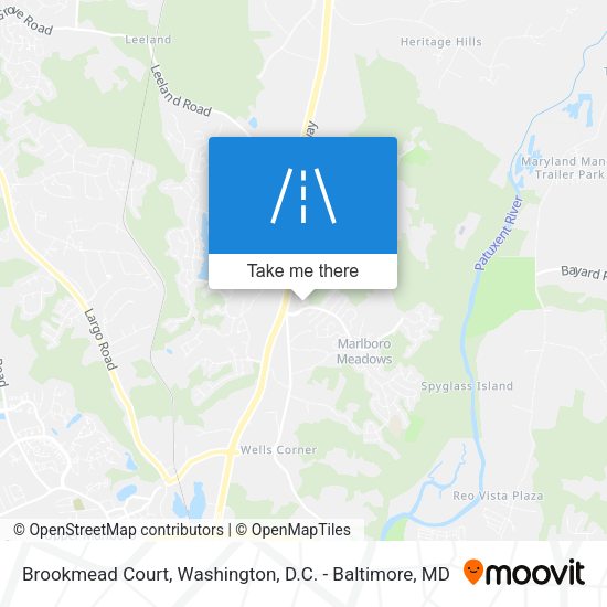 Mapa de Brookmead Court