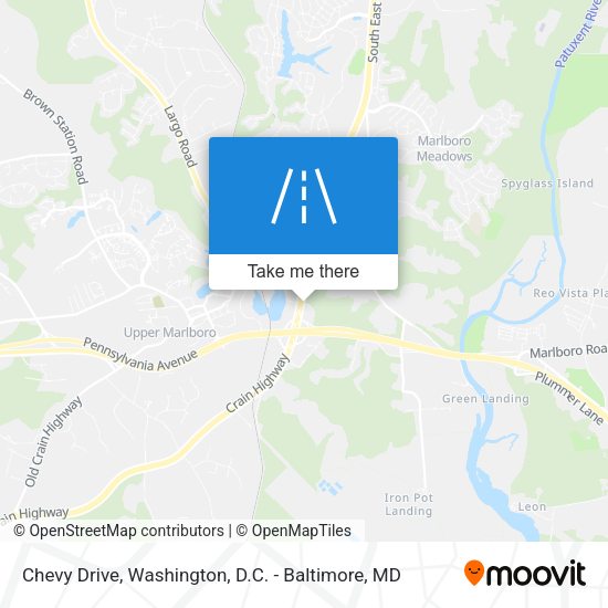 Chevy Drive map