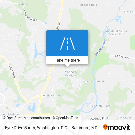 Mapa de Eyre Drive South