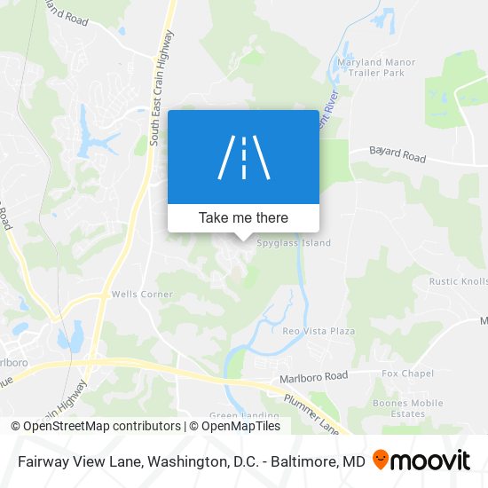 Fairway View Lane map