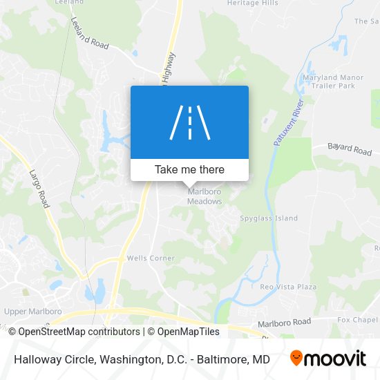 Halloway Circle map