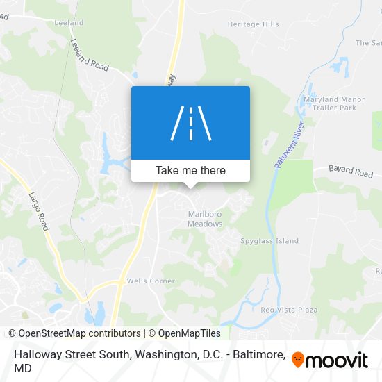 Halloway Street South map