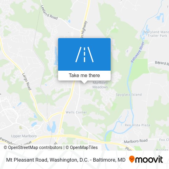 Mapa de Mt Pleasant Road