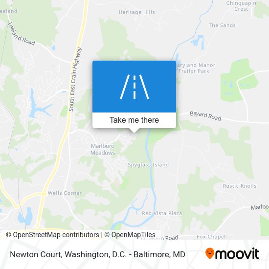 Newton Court map
