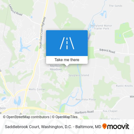 Saddlebrook Court map