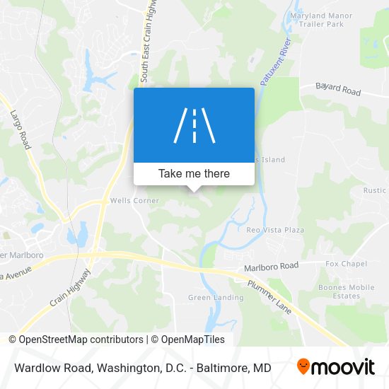 Wardlow Road map