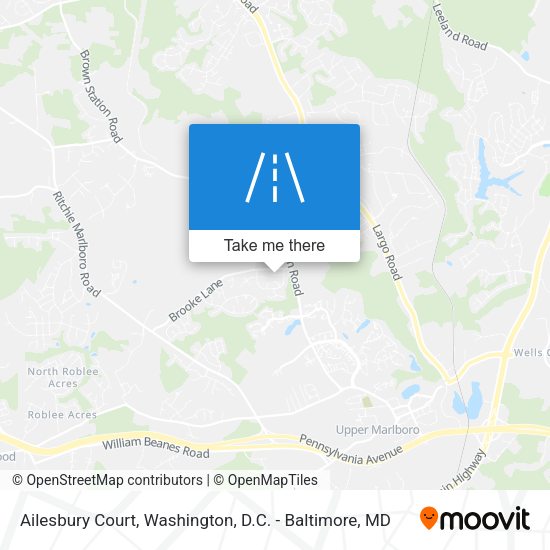 Mapa de Ailesbury Court