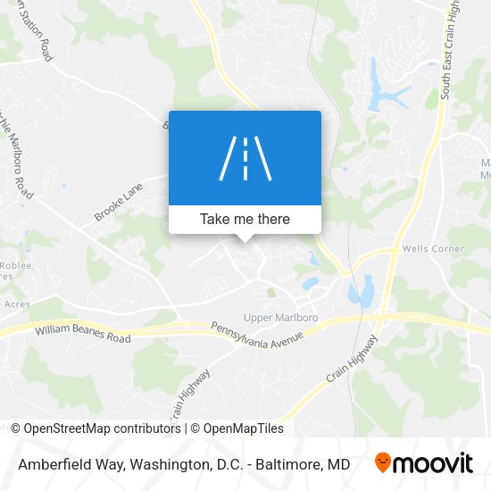 Amberfield Way map