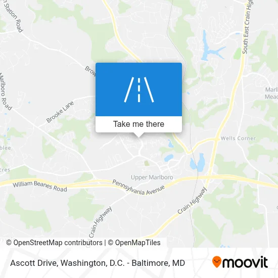 Ascott Drive map