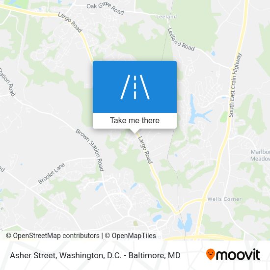 Asher Street map