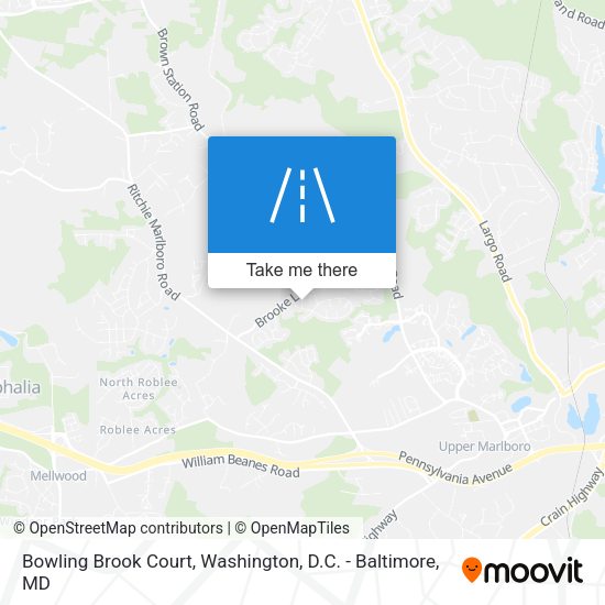Mapa de Bowling Brook Court