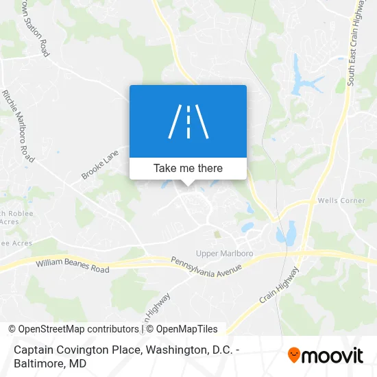 Captain Covington Place map