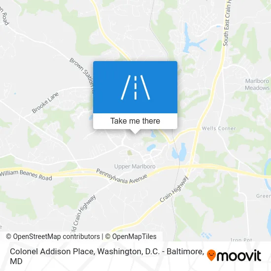 Colonel Addison Place map