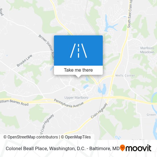Mapa de Colonel Beall Place