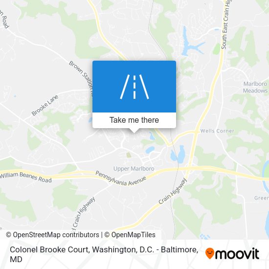 Colonel Brooke Court map