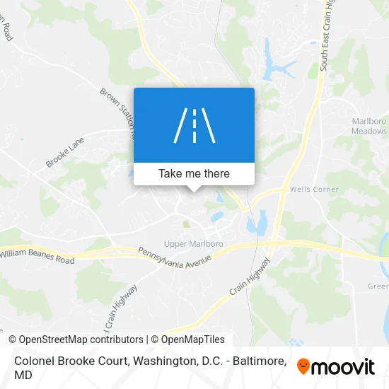 Colonel Brooke Court map