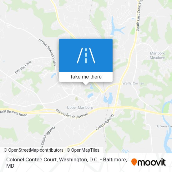 Colonel Contee Court map