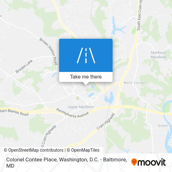 Colonel Contee Place map