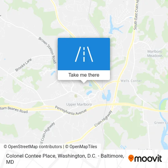 Colonel Contee Place map