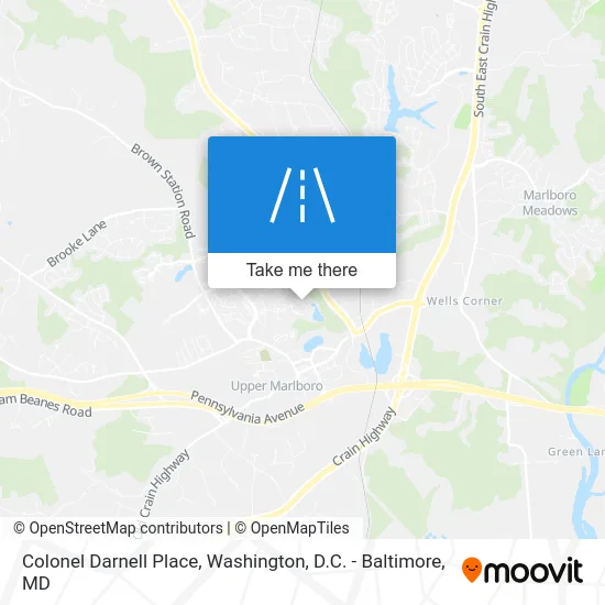 Colonel Darnell Place map