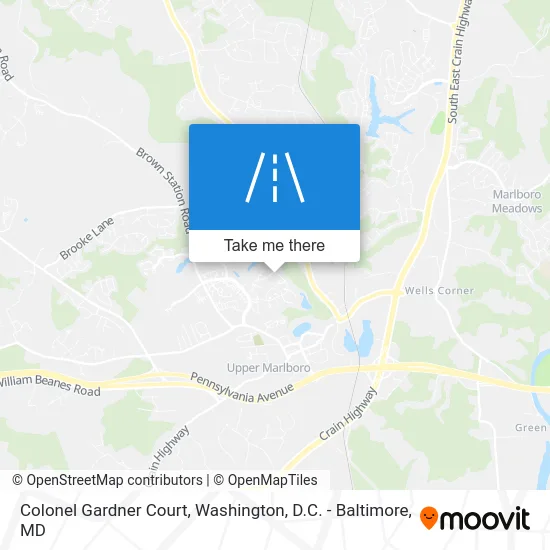 Colonel Gardner Court map