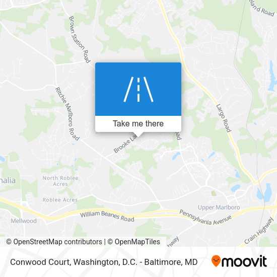 Conwood Court map