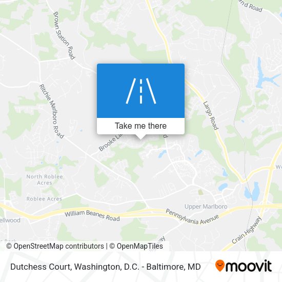 Mapa de Dutchess Court