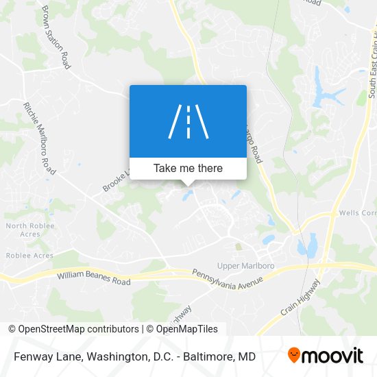 Fenway Lane map
