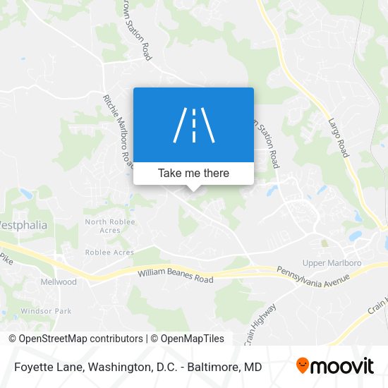 Mapa de Foyette Lane