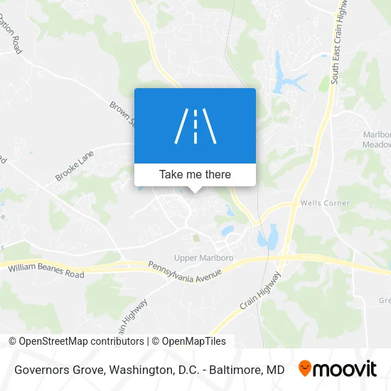 Governors Grove map