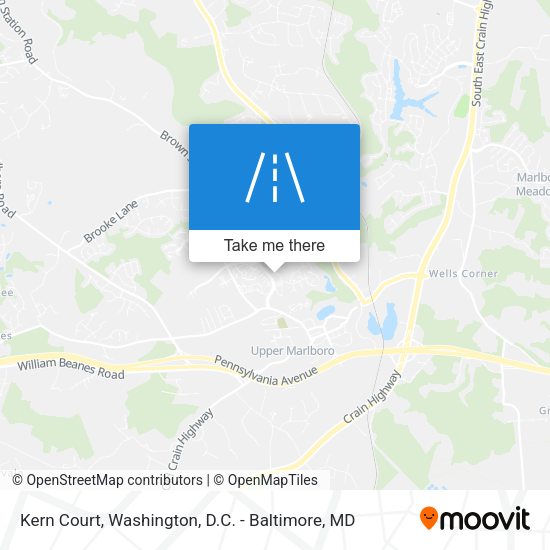 Kern Court map