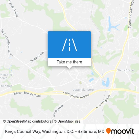 Mapa de Kings Council Way
