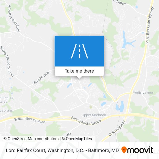 Lord Fairfax Court map