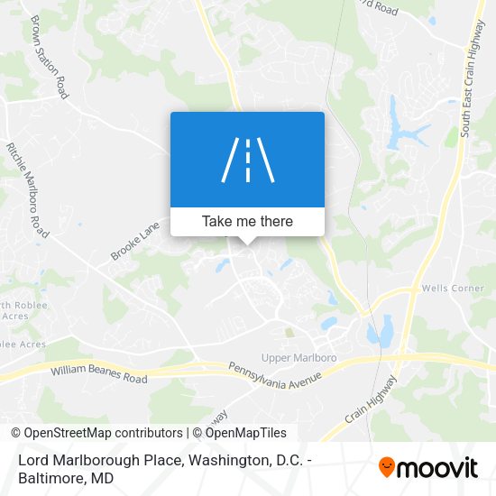 Lord Marlborough Place map