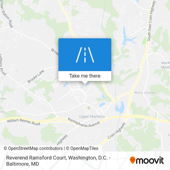 Mapa de Reverend Rainsford Court