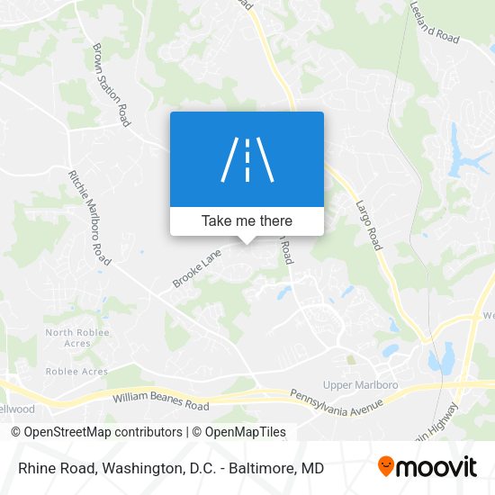 Mapa de Rhine Road