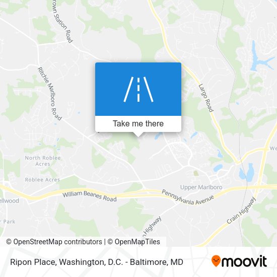 Ripon Place map