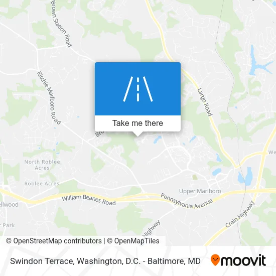 Swindon Terrace map