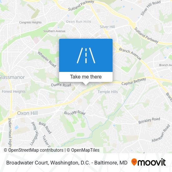 Broadwater Court map