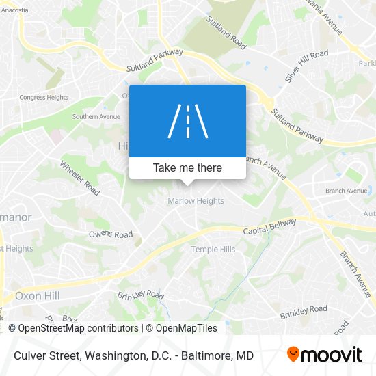 Culver Street map